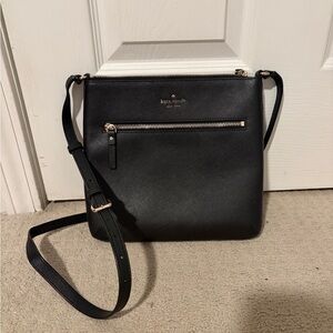 Kate Spade Black Leather Crossbody Bag